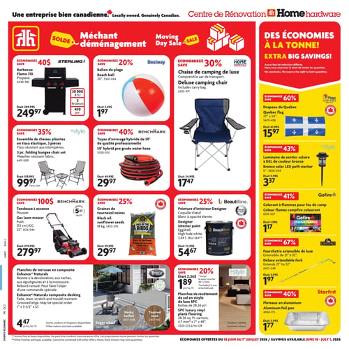 Circulaire Home Hardware - Centre de Rénovation - Page 1