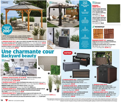 Circulaire Canadian Tire - Inspiration Été - Page 14