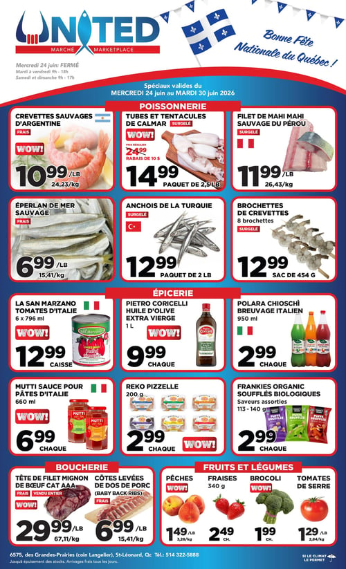 Circulaire United Supermarché - Page 1