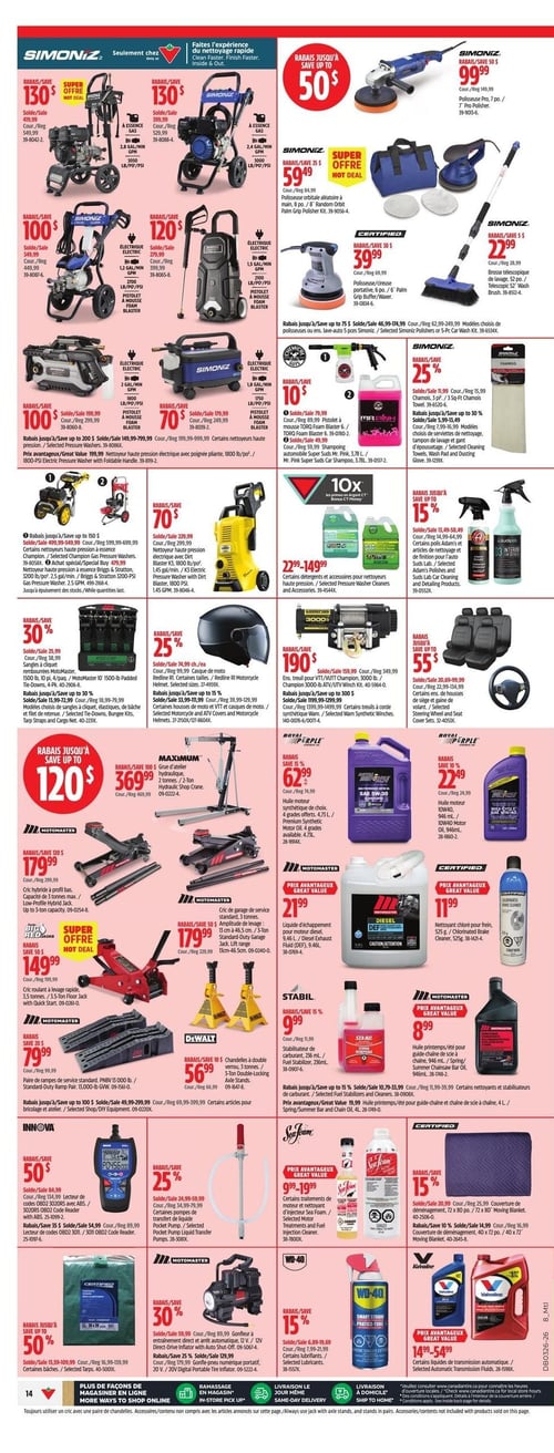 Circulaire Canadian Tire - Page 14