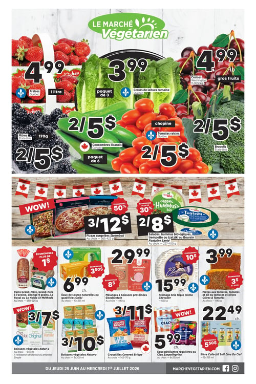 Circulaire Marché Végétarien - Page 1