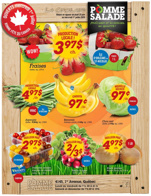 Circulaire Pomme Salade - Page 1