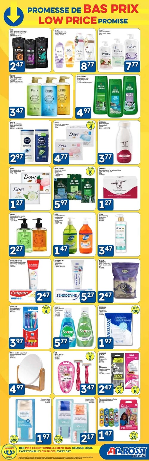 Circulaire Rossy - Promesse de bas prix - Page 12