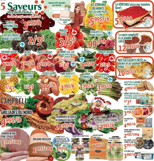 Circulaire Marché Le 5 Saveurs - Page 1