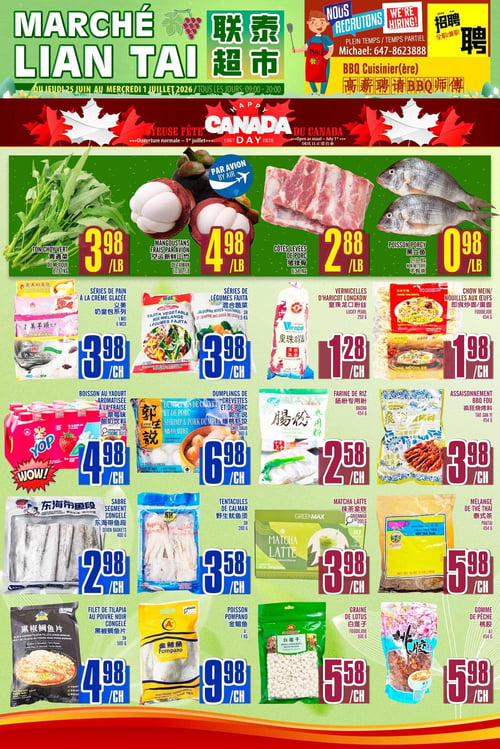 Circulaire Marché LianTai - Page 1
