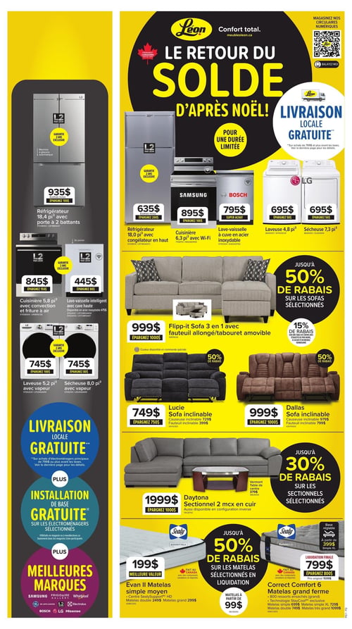 Circulaire Meubles Léon - Page 1