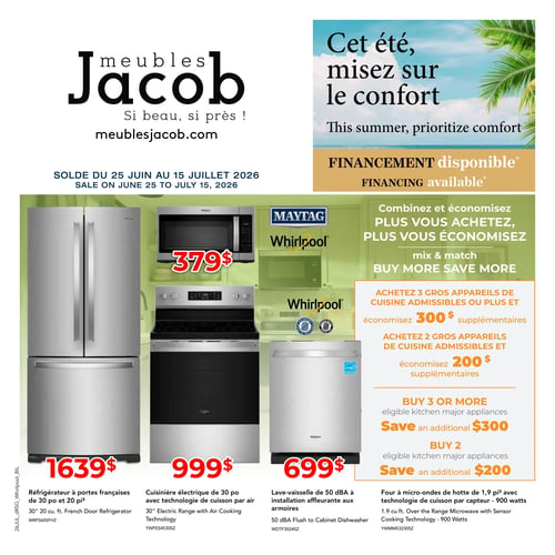 Circulaire ​Meubles Jacob - Page 1