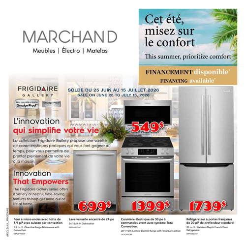 Circulaire Meubles Marchand - Cet Été misez sur le Confort - Page 1
