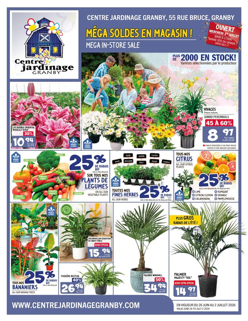 Circulaire Centre Jardinage Granby - Page 1
