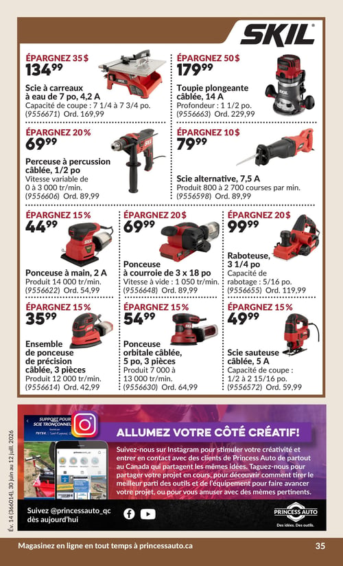Circulaire Princess Auto - Page 40