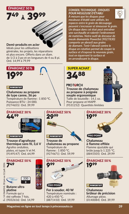 Circulaire Princess Auto - Page 44