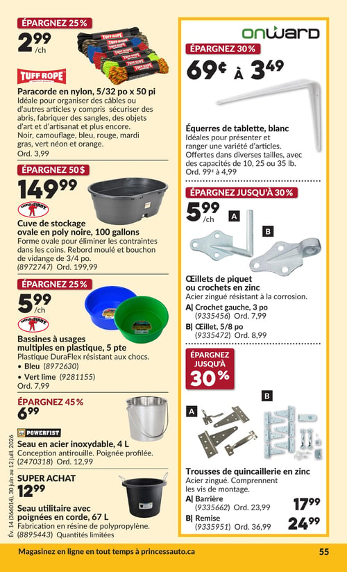 Circulaire Princess Auto - Page 60