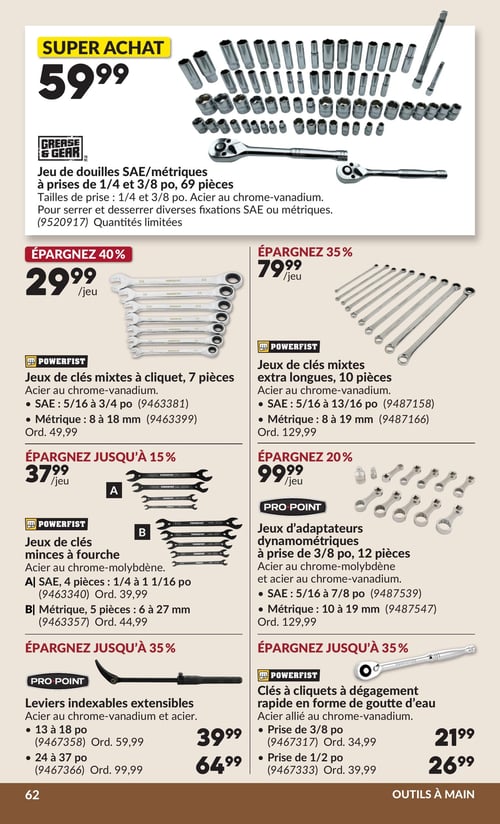 Circulaire Princess Auto - Page 67