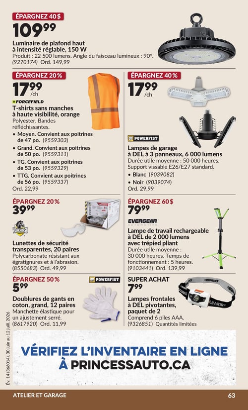 Circulaire Princess Auto - Page 68