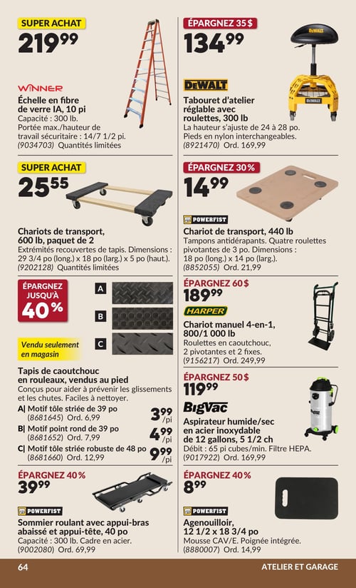 Circulaire Princess Auto - Page 69