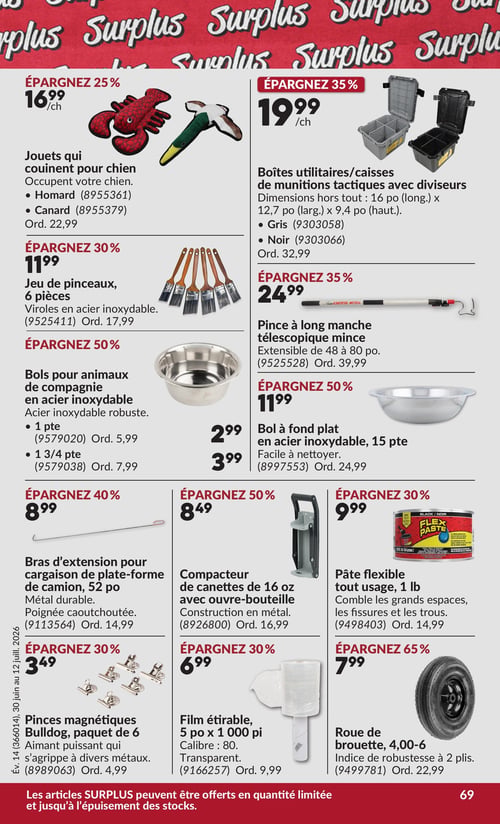 Circulaire Princess Auto - Page 74