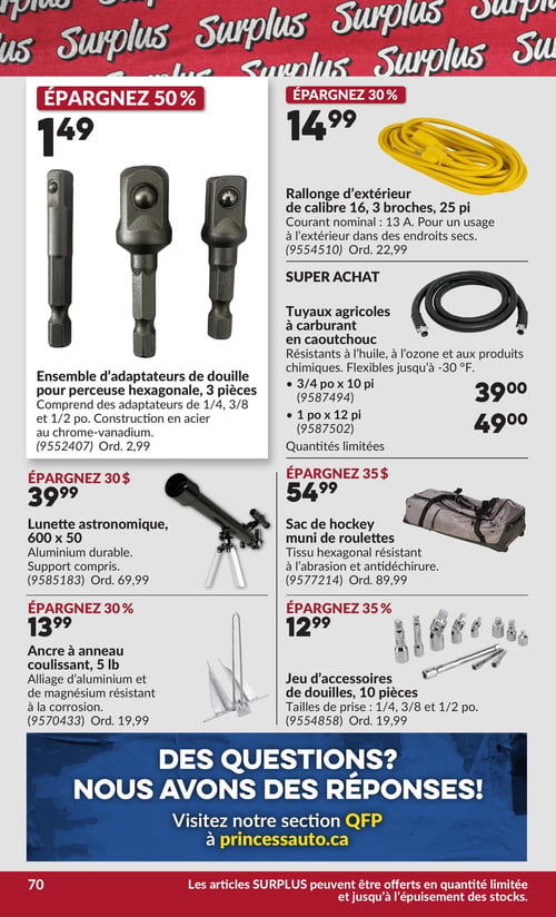 Circulaire Princess Auto - Page 75