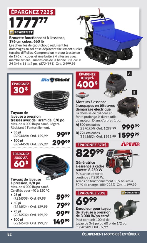 Circulaire Princess Auto - Page 87