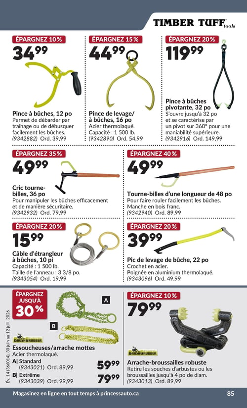 Circulaire Princess Auto - Page 90