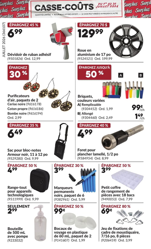 Circulaire Princess Auto - Casse-Coûts - Page 10