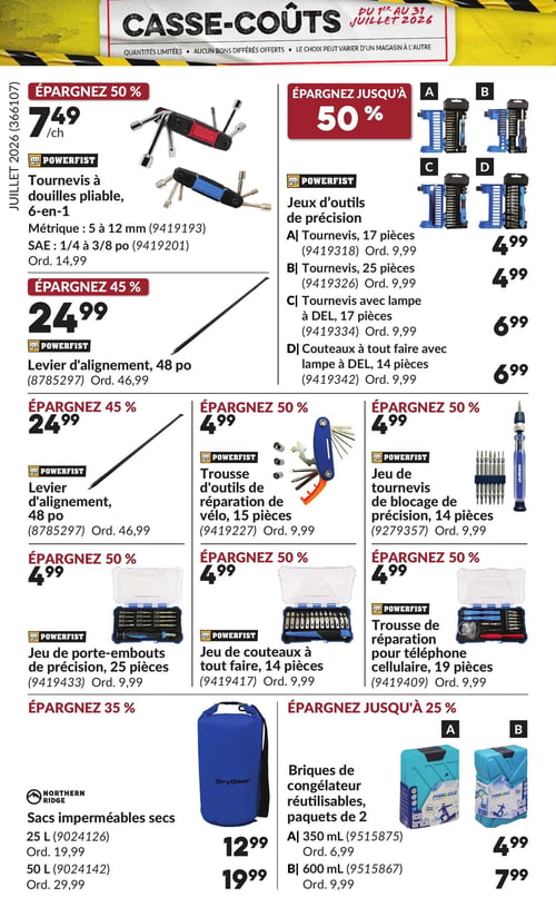 Circulaire Princess Auto - Casse-Coûts - Page 23