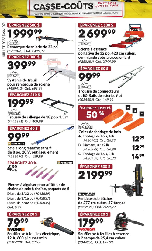 Circulaire Princess Auto - Casse-Coûts - Page 27