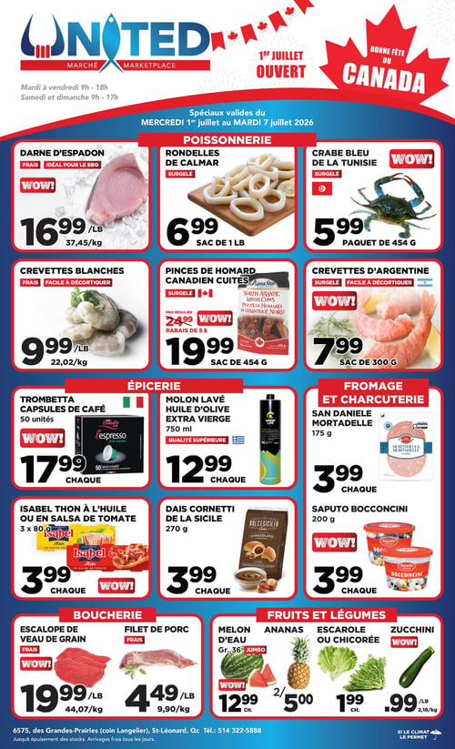 Circulaire United Supermarché - Page 1