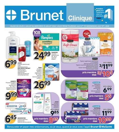 Circulaire Brunet - Clinique - Page 1