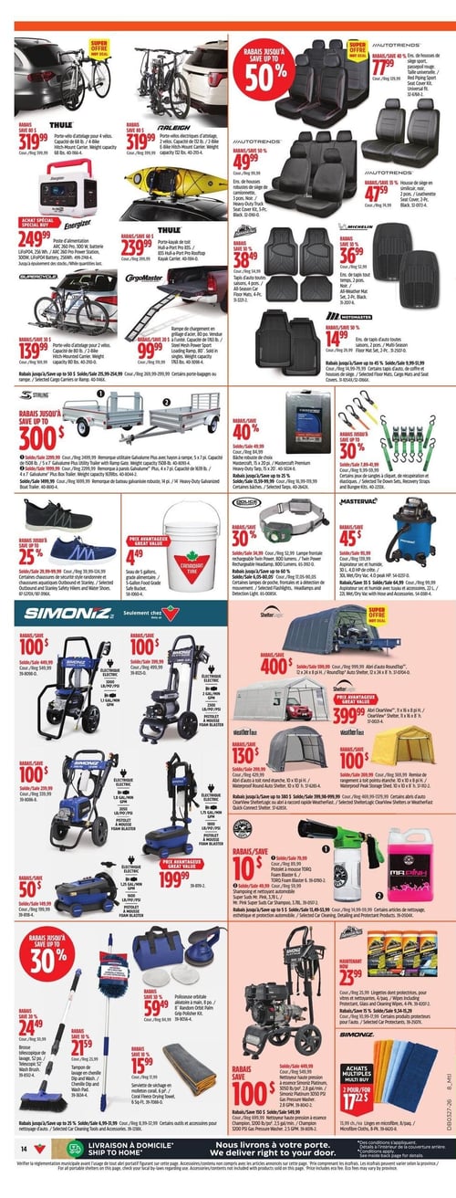 Circulaire Canadian Tire - Page 14