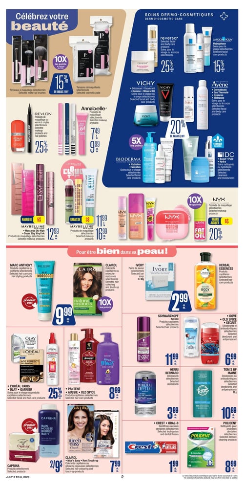 Circulaire Jean Coutu - Santé Beauté - Page 2