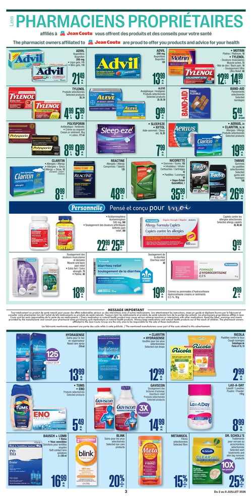 Circulaire Jean Coutu - Santé Beauté - Page 3