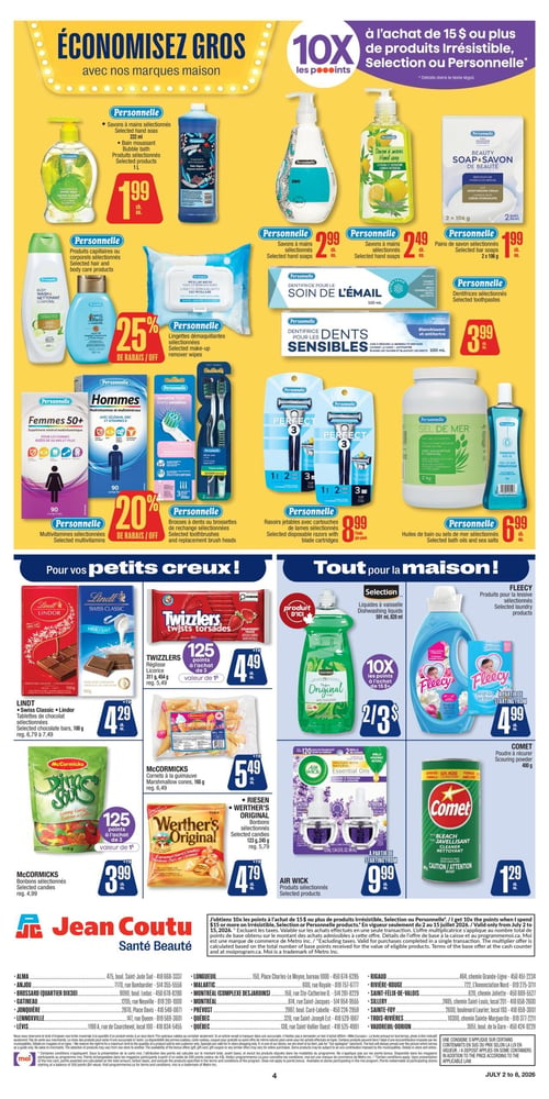 Circulaire Jean Coutu - Santé Beauté - Page 4