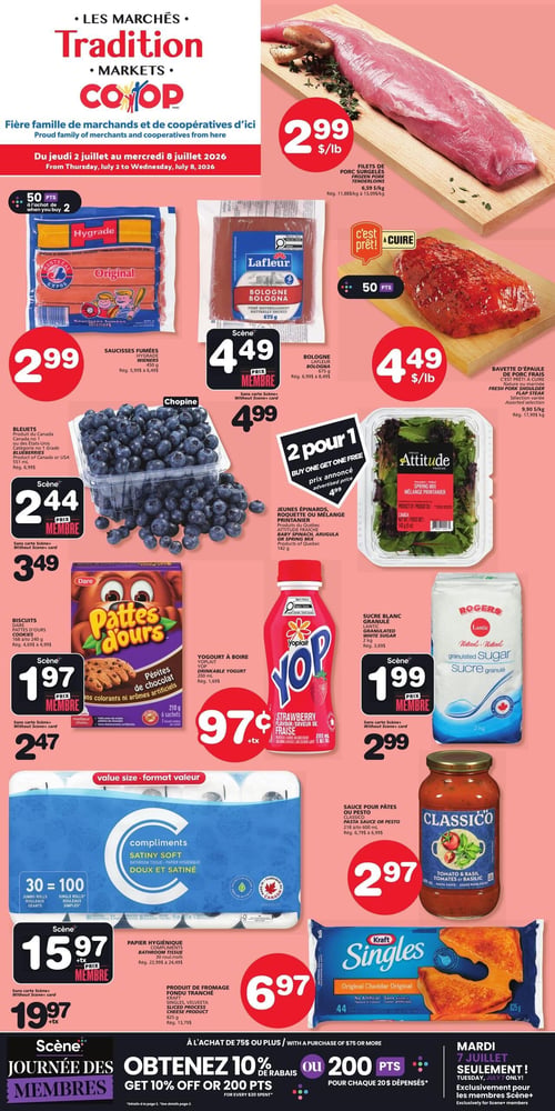 Circulaire Les Marchés Tradition - Nouveau-Brunswick - Page 1