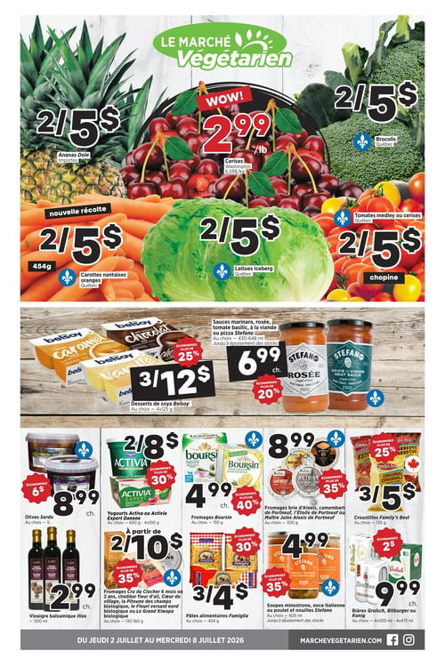 Circulaire Marché Végétarien - Page 1
