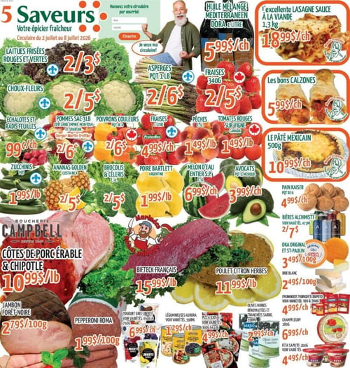 Circulaire Marché Le 5 Saveurs - Page 1