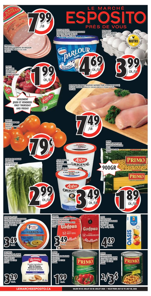 Circulaire Le Marché Esposito - Page 1