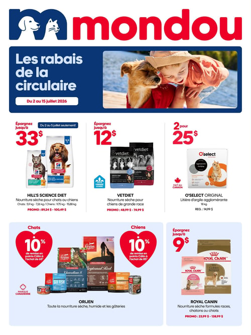 Circulaire Mondou - Page 1