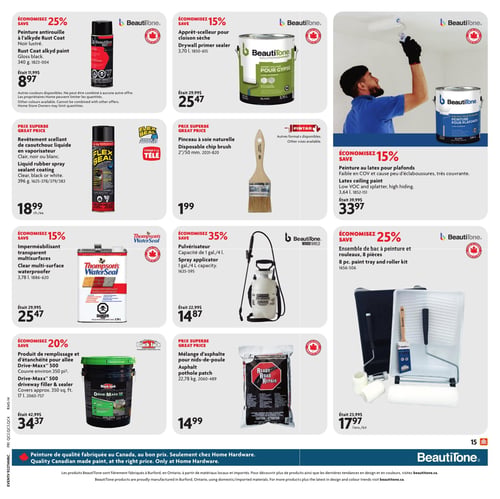 Circulaire Home Hardware - Centre de Rénovation - Page 20