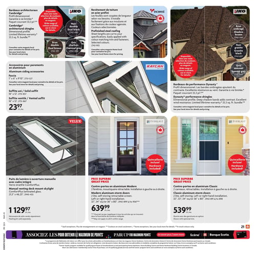 Circulaire Home Hardware - Centre de Rénovation - Page 29