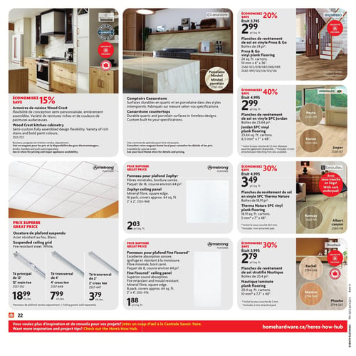 Circulaire Home Hardware - Centre de Rénovation - Page 30