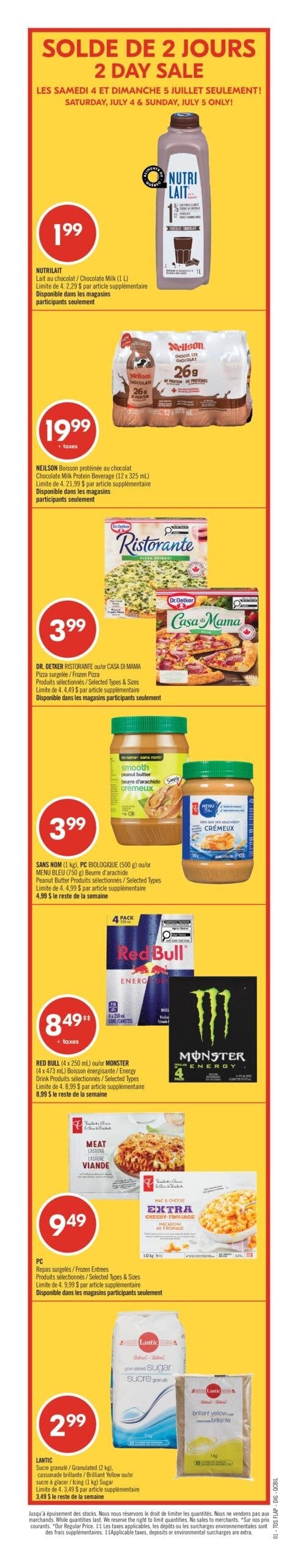 Circulaire Pharmaprix - Page 1