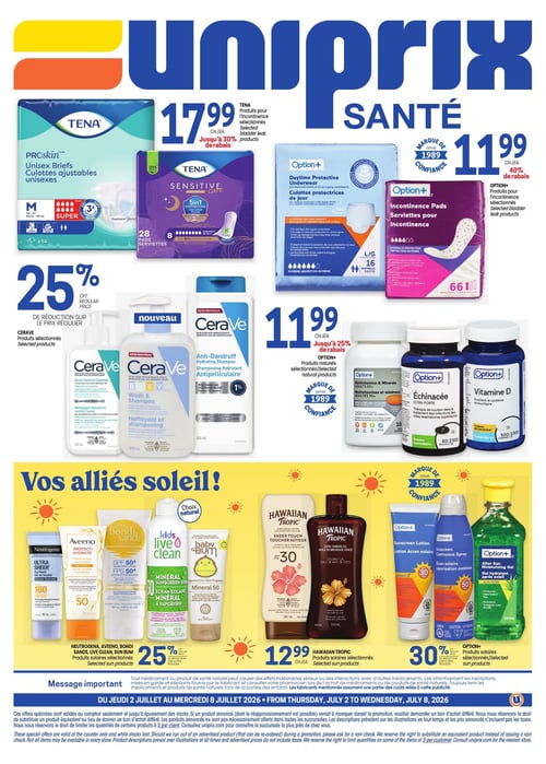 Circulaire Uniprix - Santé - Page 4