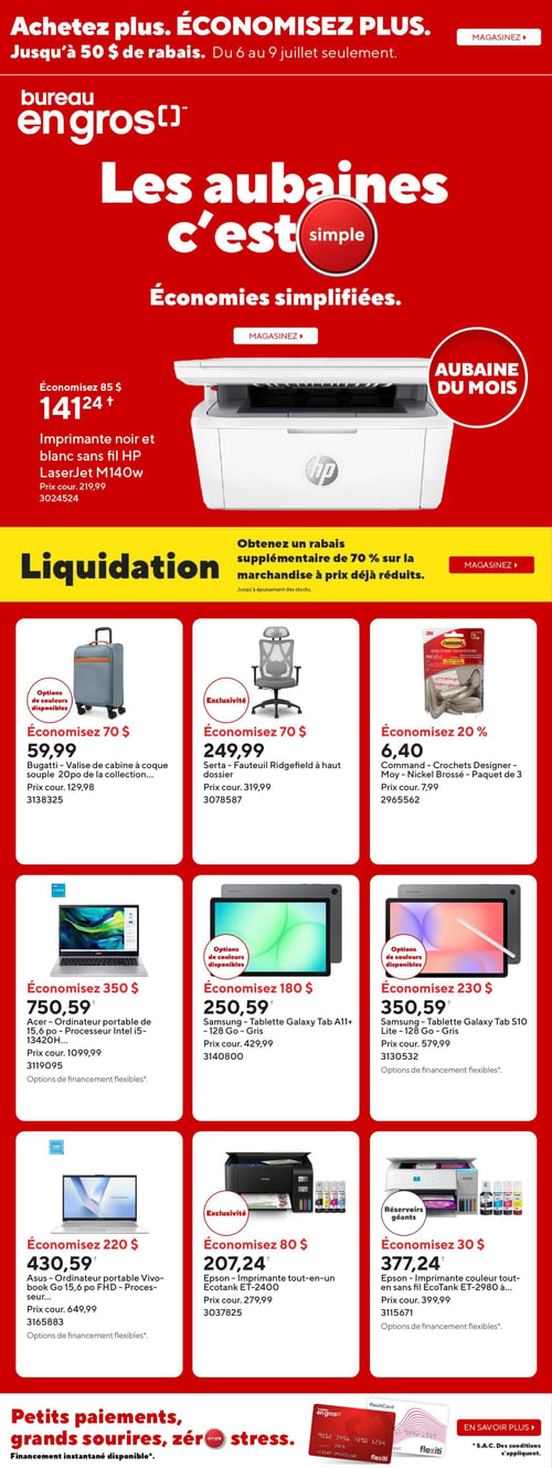Circulaire Bureau en Gros - Page 1