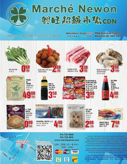 Circulaire Marché Newon Jean Talon - Page 1