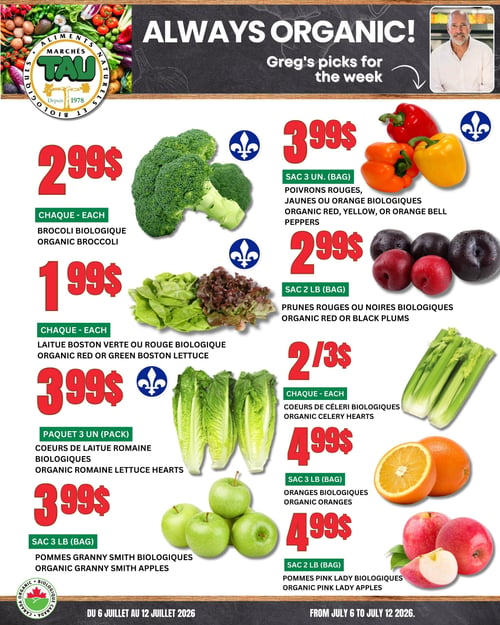 Circulaire TAU Marché d'alimentation Naturelle - Biologique - Page 1