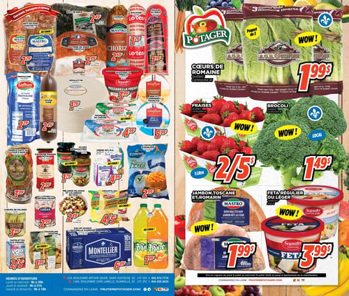 Circulaire Fruiterie Potager Saint-Eustache / Blainville - Page 1