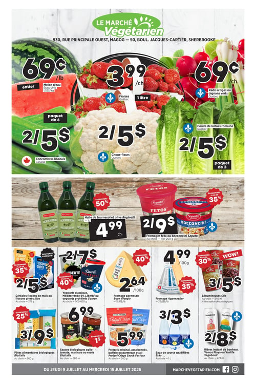 Circulaire Marché Végétarien - Page 1