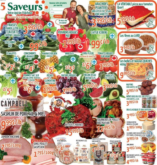 Circulaire Marché Le 5 Saveurs - Page 1