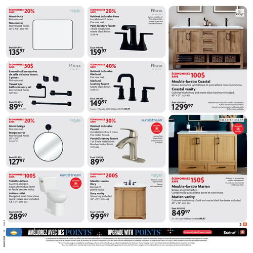 Circulaire Home Hardware - Solde ultime salle de bain - Page 3