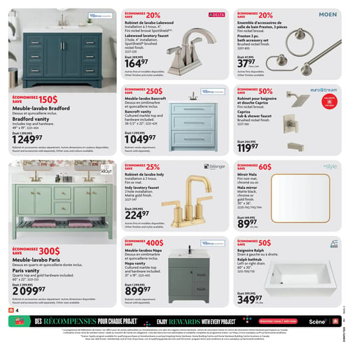 Circulaire Home Hardware - Solde ultime salle de bain - Page 4